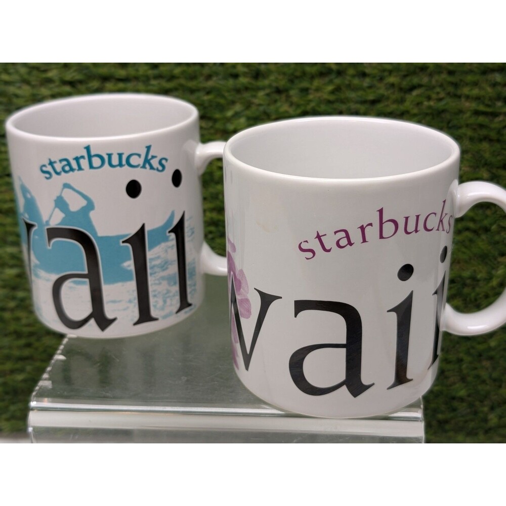 Starbucks City Mug Collectors Series Hawaii 1994 & 2005